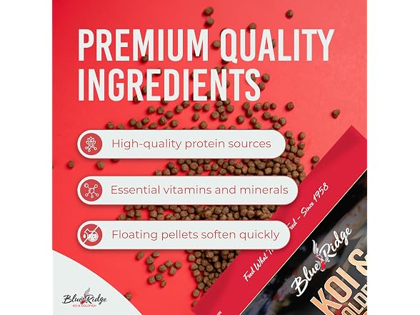 Blue Ridge Koi Fish Food 5lb - Koi Food