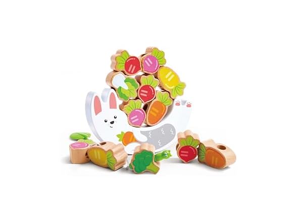 Hape Wooden Bunny Balance & Threading Toy