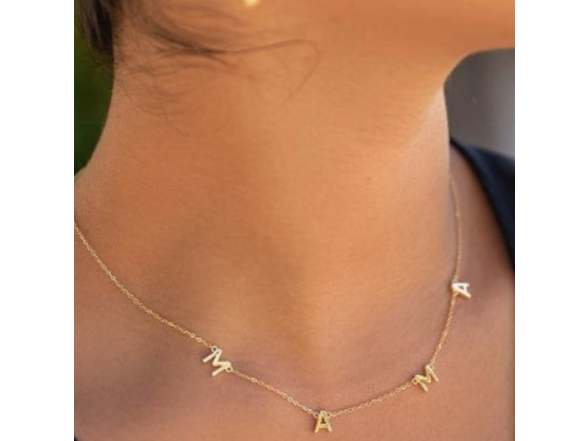 14K Gold Mama Necklace