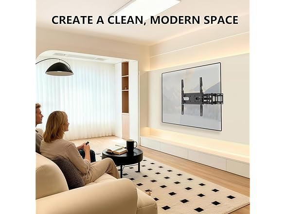 WALI Full Motion Wall Mount | 32-70 Inch