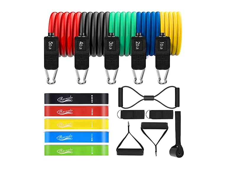 CRecreda Resistance Bands Set 23pcs