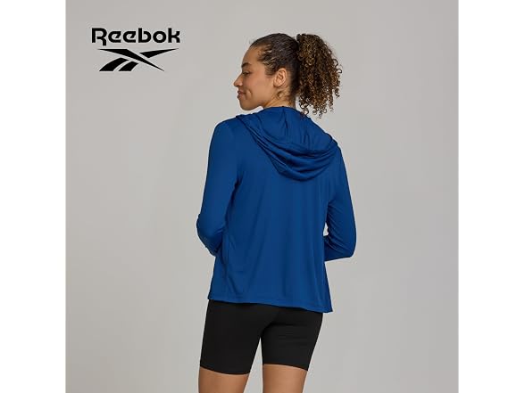 Reebok Womens Sun Hoodie Rash Guard