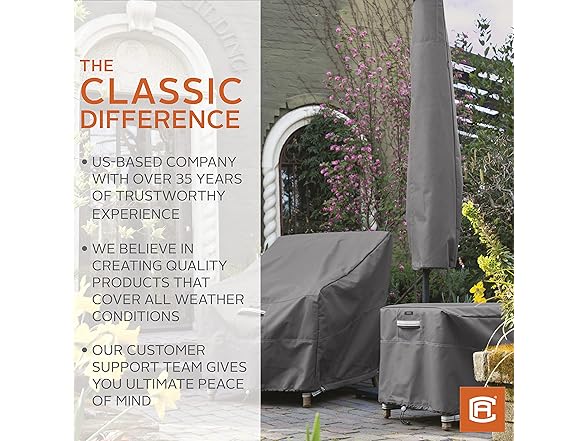 Classic Accessories 45 Inch Built-In BBQ Grill Top Cover