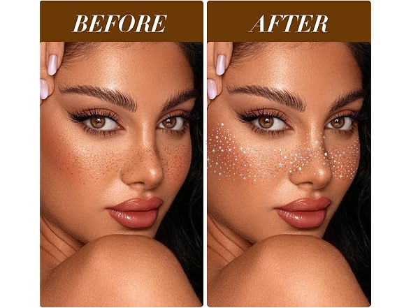 Diesetsr Glitter Freckles Face Tattoo