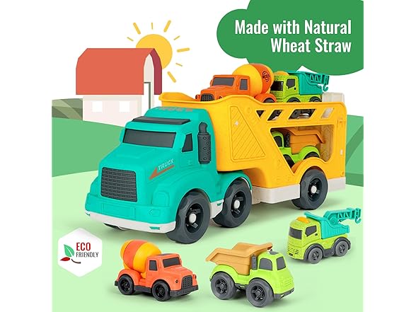 GDBAQAN Toy Trucks for Toddlers