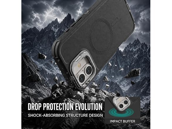 WOONITH iPhone 17 Case Black