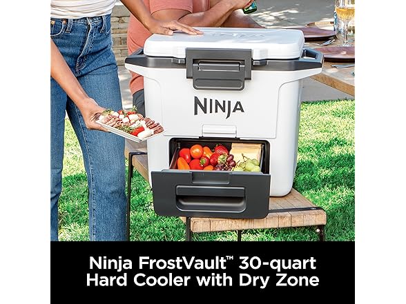 Ninja FrostVault 30qt Hard Cooler - Strawberry Rhubarb