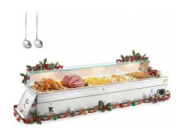 WILPREP 5-Pan Commercial Food Warmer