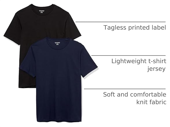Amazon Essentials Men 2-pack Slim-fit T-shirt