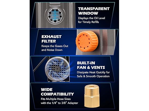 Orion Motor Tech AC Vacuum Pump and Gauge Set