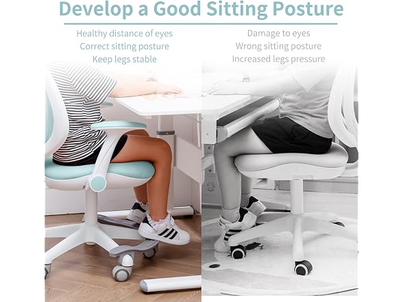 HOMEFUN BC3073526079827 Kids Desk Chair