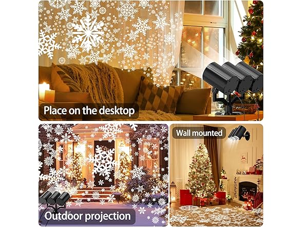 Christmas Snowflake Projector