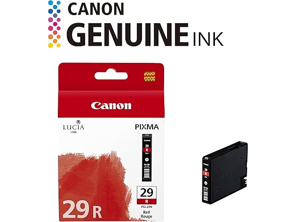 Canon PGI-29 Genuine Red Ink Tank