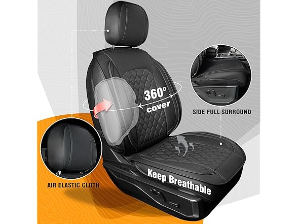 yotruth Fit for Ford F150 Seat Cover