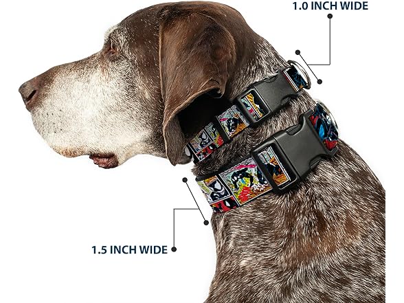 Marvel Comics Plastic Clip Dog Collar