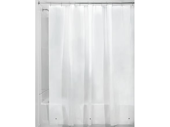 iDesign Waterproof PEVA Bathroom Shower Curtain