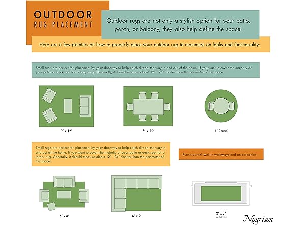 Nourison Home Aloha 6' x 9' Natural Outdoor Rug