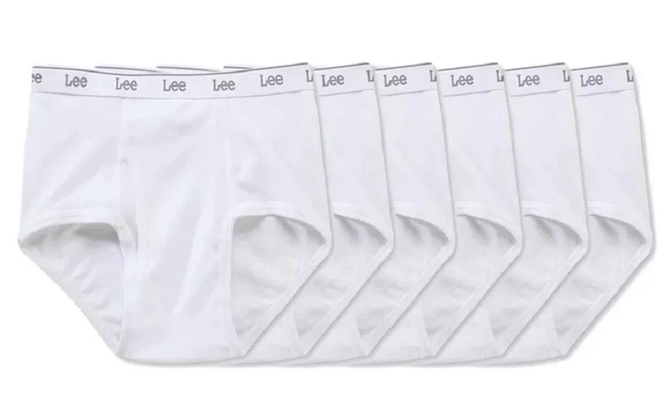 6-Pairs Lee Men's 100% Cotton Briefs - Gallery 5