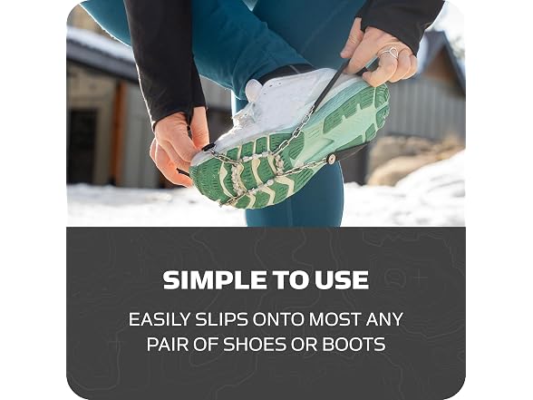 Yaktrax Diamond Go Traction Cleats for Ice and Snow
