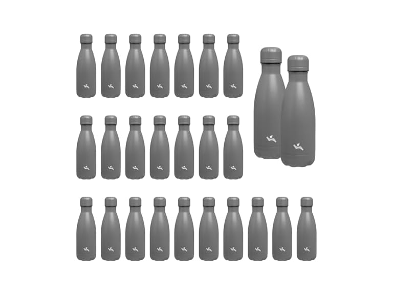 Konokyo 24 Pack 12 oz Insulated Stainless Steel Water Bottle