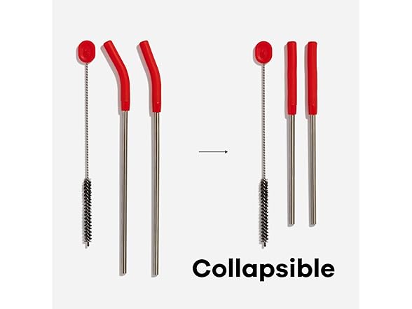 Hydro Flask Stainless Steel Straw Set