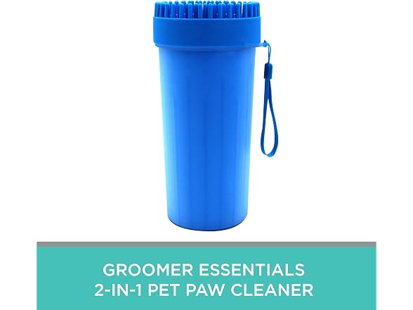GROOMER ESSENTIALS 2-in-1 Pet Paw Cleaner - E