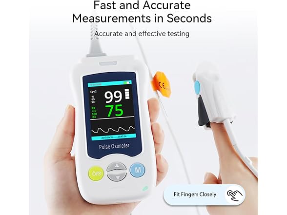 Continuous Pulse Oximeter Fingertip