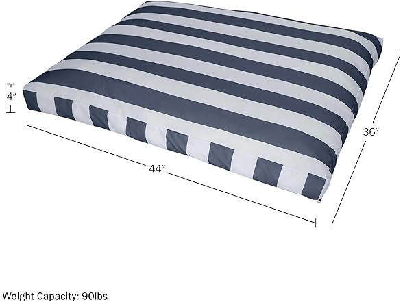 Dog Bed - Indoor/Outdoor with Removable Washable Cover