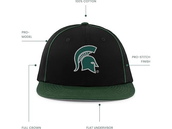 MSU Team Flatbill Cap OS