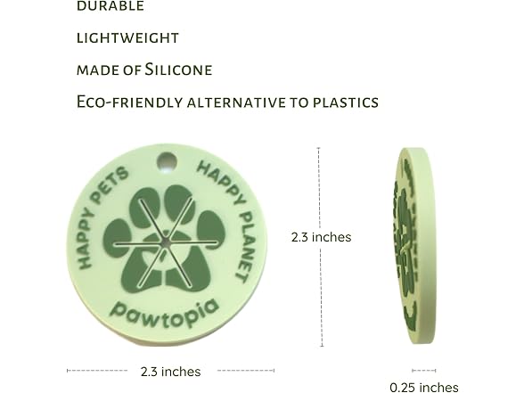 Pawtopia hands-free dog poop bag carrier (3p