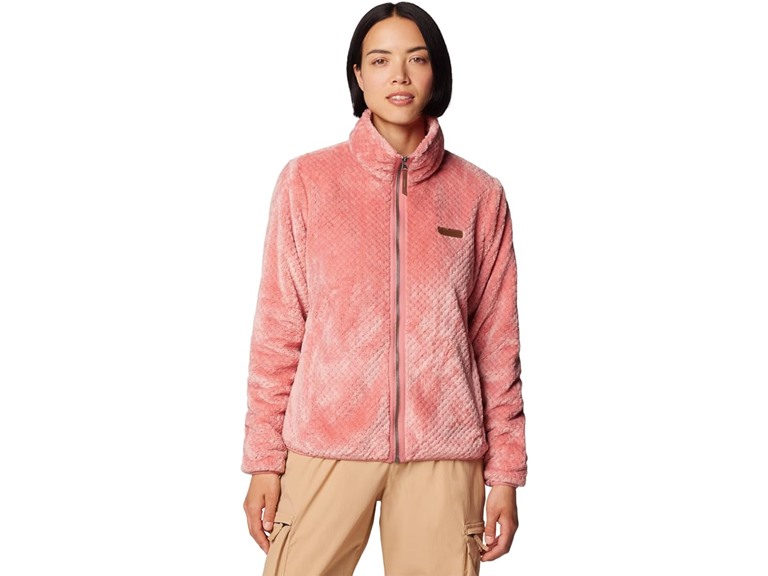 Columbia Women's Fire Side II Sherpa Full Zip, Pink Agave, XX-Large