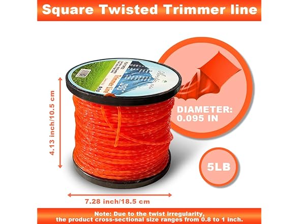 ZZity Trimmer Line .095" Premium Nylon