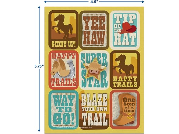 Eureka 650815 Wild Wild Classroom Die-Cut Extra Large Stickers