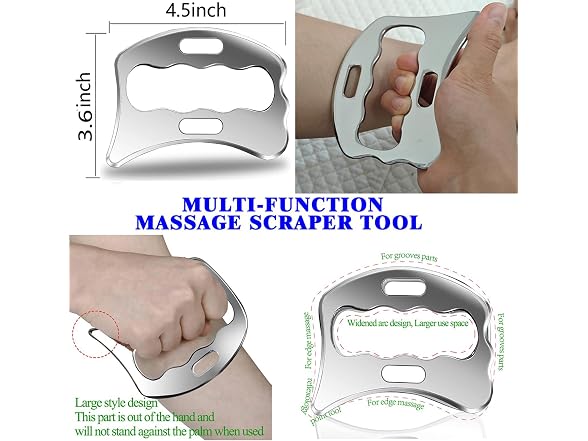 GYX COELE 4 in 1 Muscle Scraper Tool Set