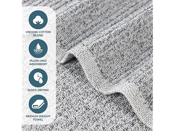 Superior 12PC Destin Face Towels