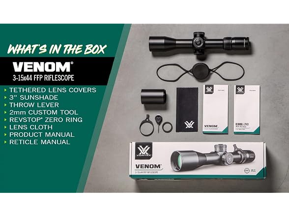 Vortex Venom 3-15x44 FFP Riflescope