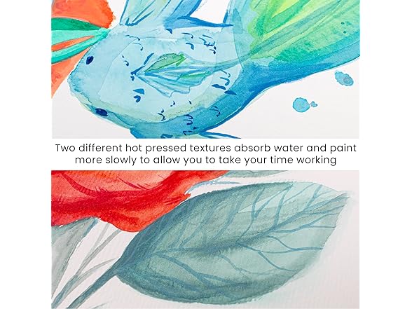 A4 Hot Press Watercolor Paper Block