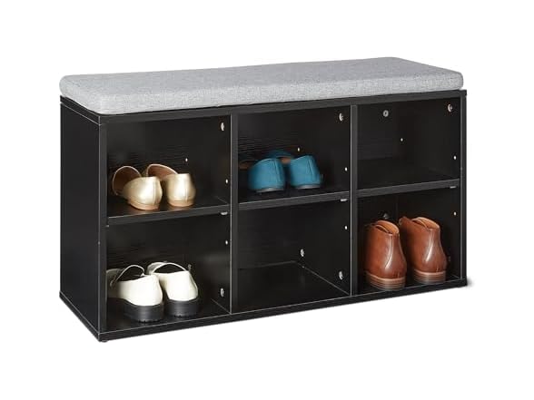Amazon Basics Shoe Storage Bench w/Cushion