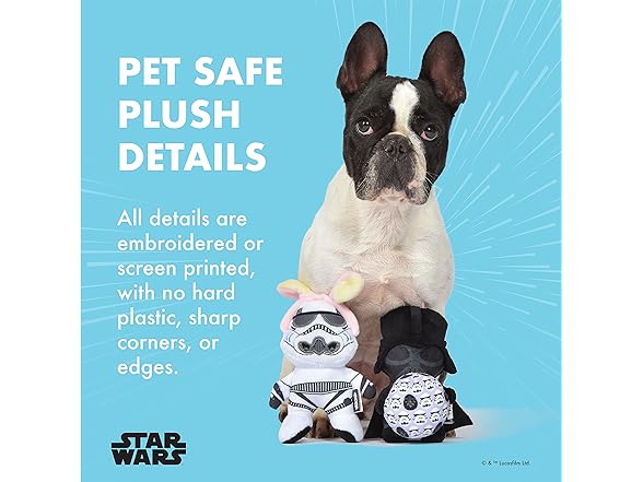 STAR WARS 2PC Easter Squeaker Pet Toys