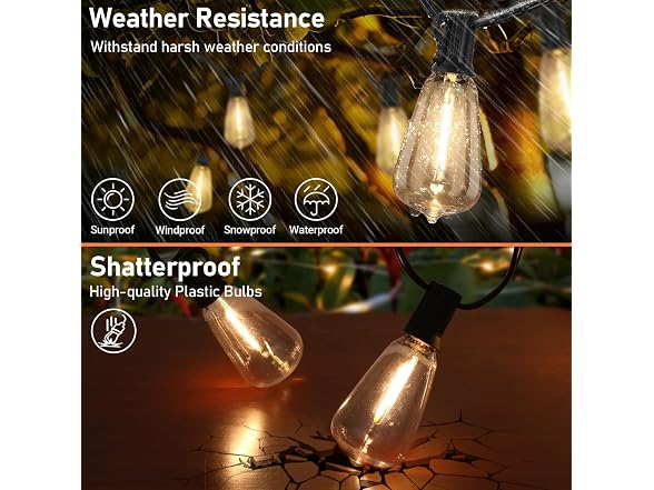 Bosceos 80FT Solar String Lights - Gallery 4