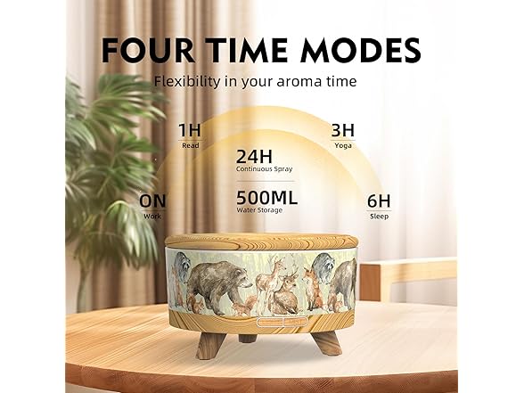 500ML Large Capacity Essential Oil Diffuser