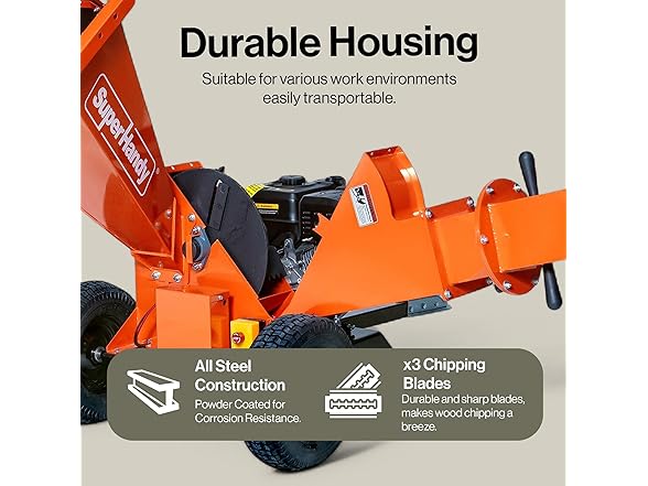 SuperHandy Towable Wood Chipper