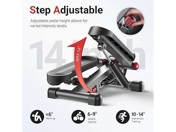 UTRYUP Compact Mini Stepper Machine w/ Bands