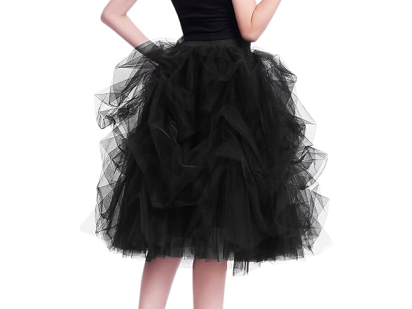 Wdpl Women (XL) Short Tulle Skirt Gathered Skirts