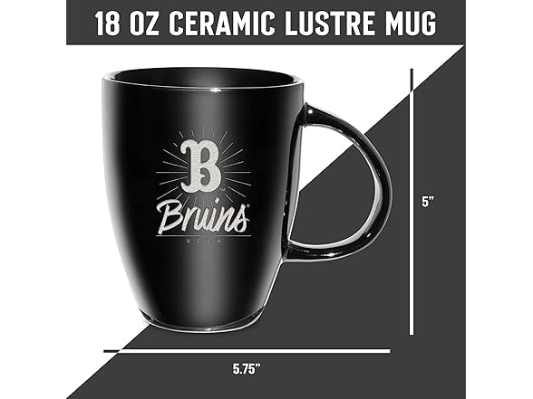 UCLA Bruins Sunburst Black Mug