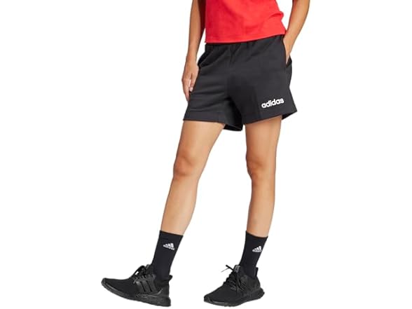 adidas Womens Linear French Terry Shorts