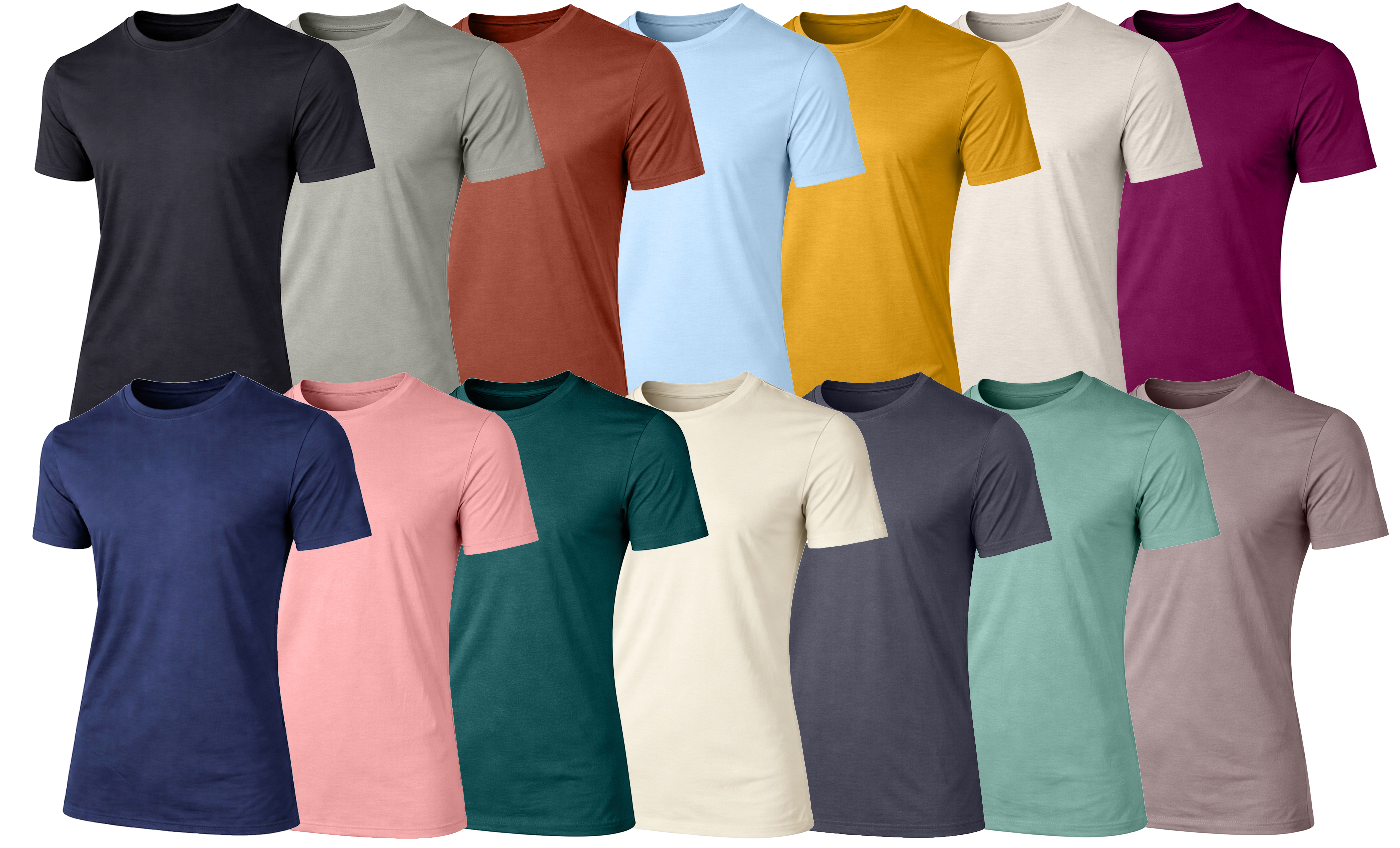 10Pk Mens S/S Fashion Rayon Tees - Gallery 5