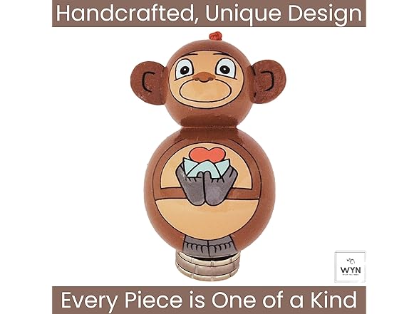 WYN Monkey Good Luck Keychain