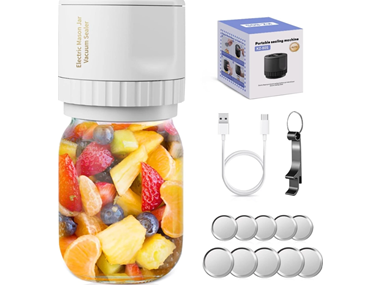 $16.99, Was $36.99, 54% Off! Mason Genie Mason Jar Vacuum Sealer dealfomo
