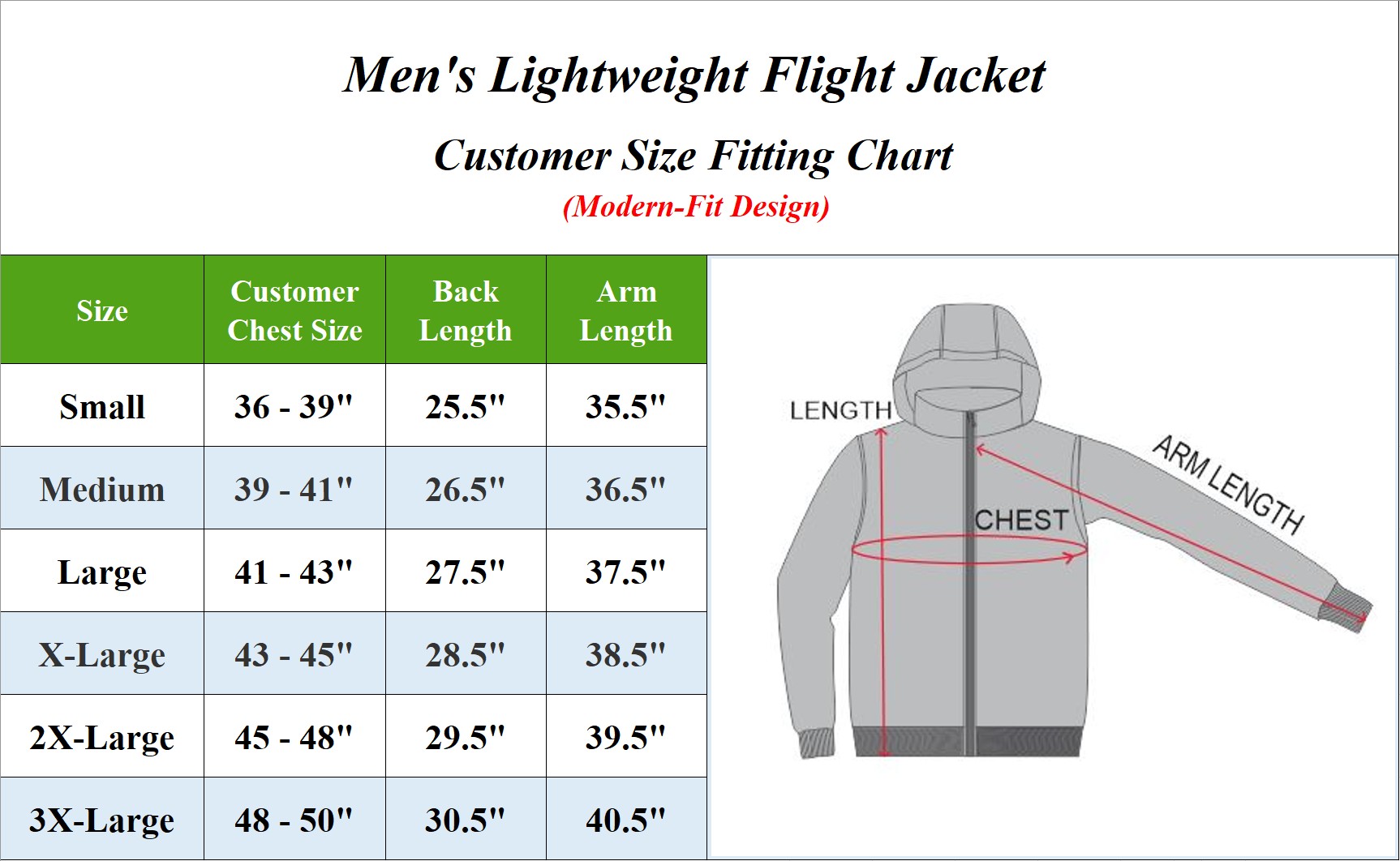 Mens Lightweight Bomber Flight Jacket (1 or 2Pk) - Gallery 21
